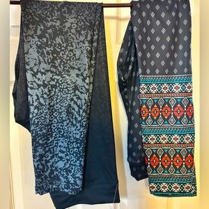 Cuddl Duds Size Medium Leggings (2 pairs!) NWT